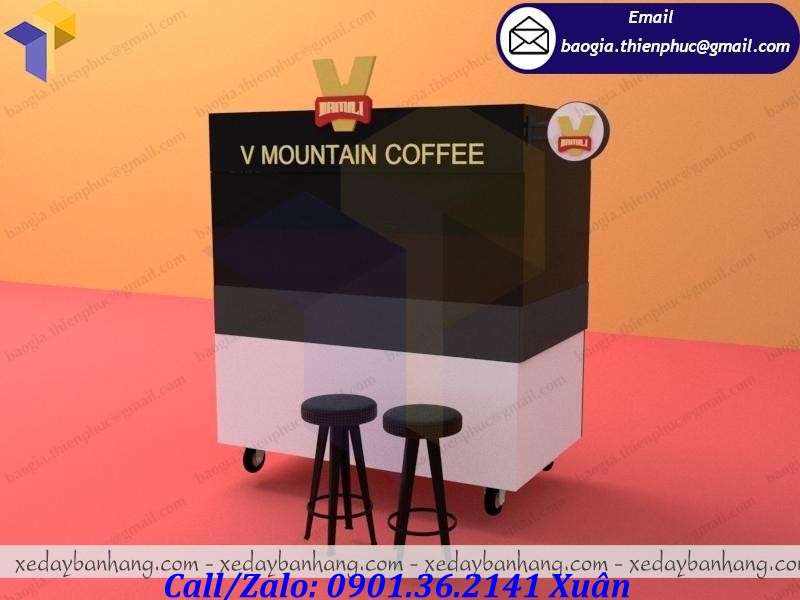 kiot bán cafe