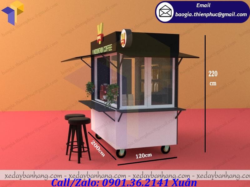 kiot bán coffe