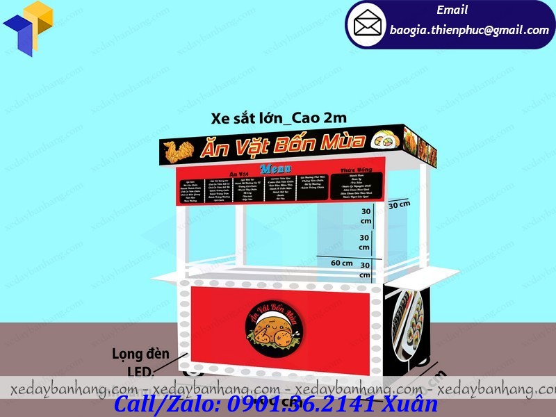 xe bán đồ ăn vặt