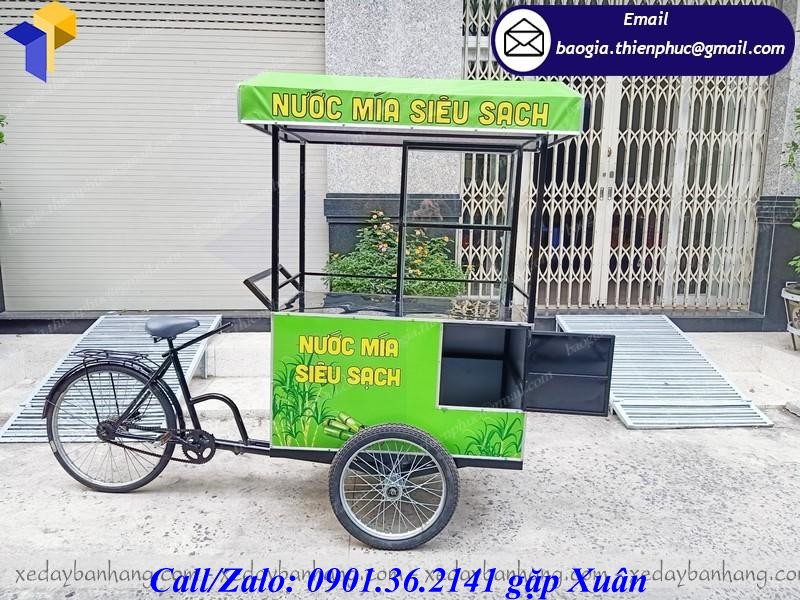 xe đạp bán nước mía lưu động