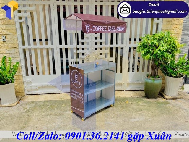 giá quầy bán cafe tháo lắp