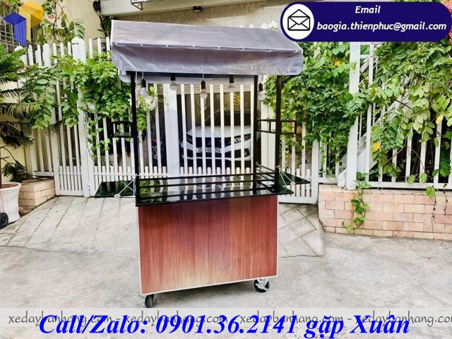 xe đẩy bán cafe mang đi