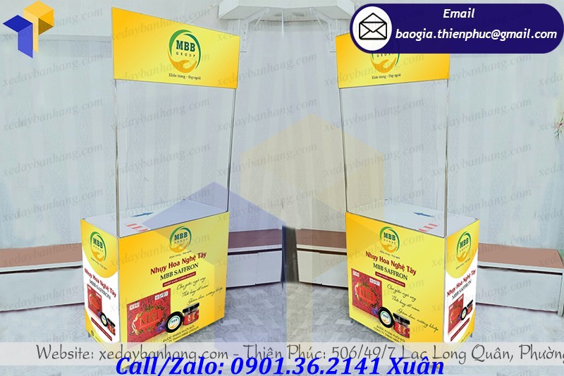 quầy sắt lắp ráp bán hàng