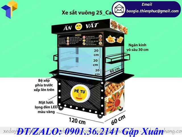 xe bán đồ ăn vặt
