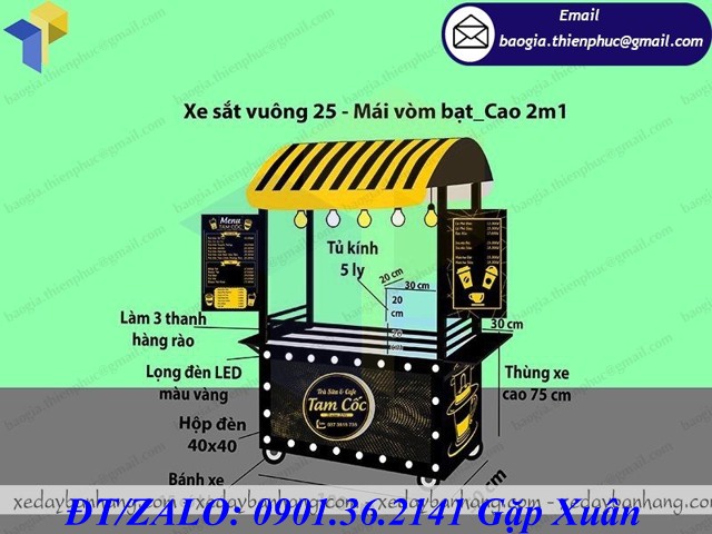 xe bán trà sữa trân châu quận 11
