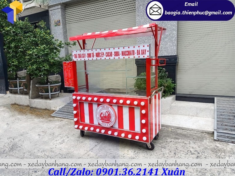 mua quầy bán sinh tố