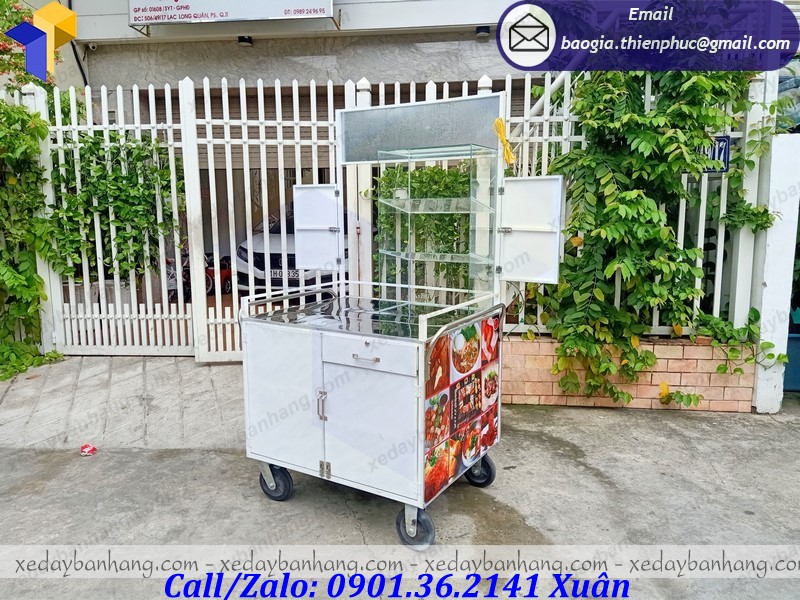 tủ bán đồ ăn vặt đẹp
