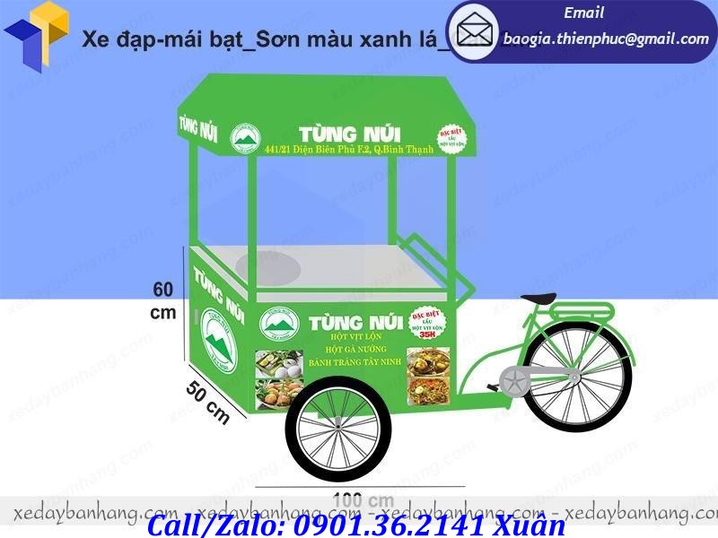 xe đạp bán hàng 
