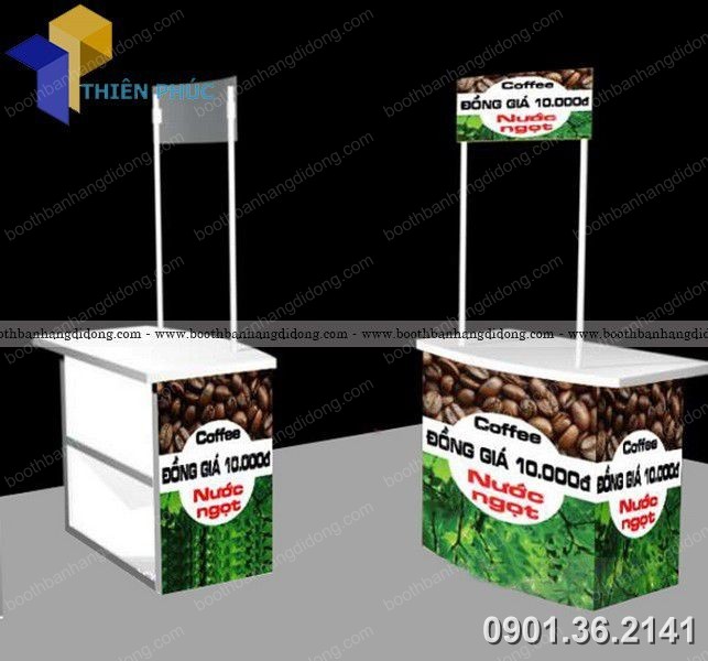 booth ban hang tien ich tai sieu thi