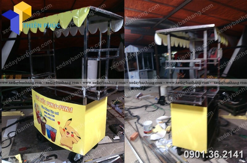 xe inox ban hang gia canh tranh