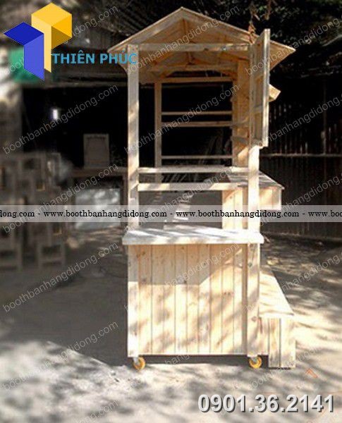 xe ban ca phe go palet