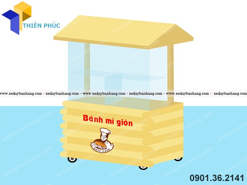 xe banh mi cha ca