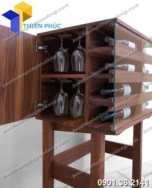 ke go trung bay ruou chat luong      