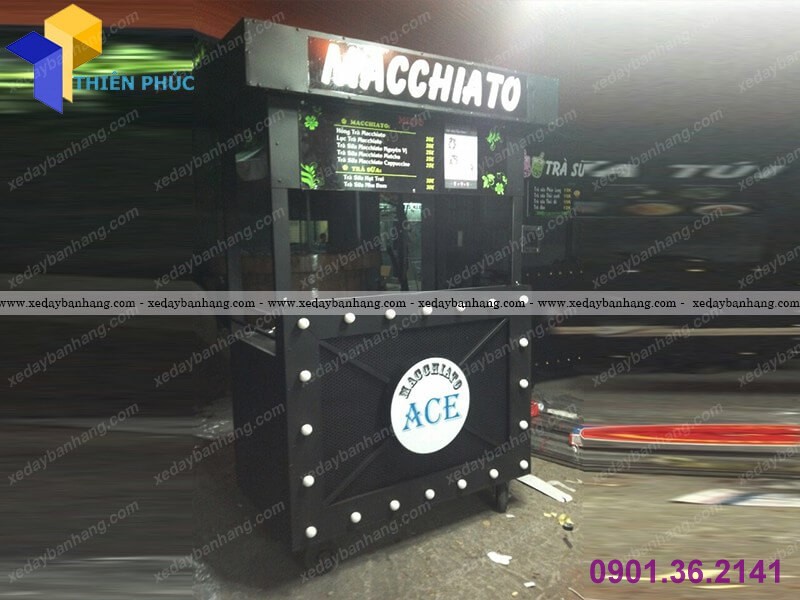 xuong lam xe day ban tra sua dep