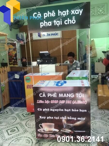 cung cap quay booth ban hang gia re
