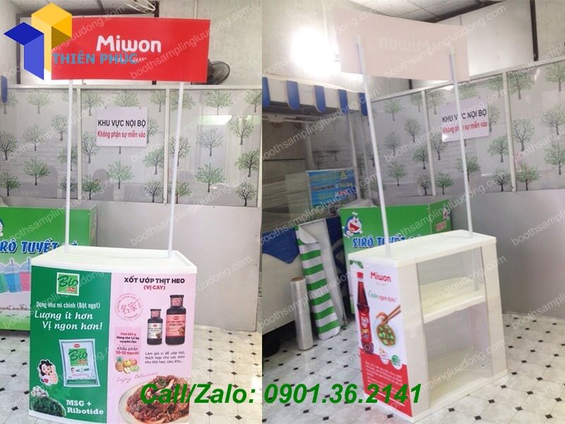 booth quang cao bang nhua