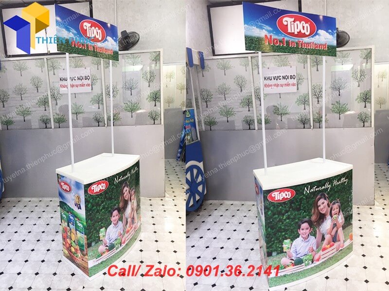 lam booth trung bay san pham