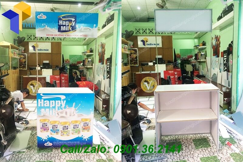 lam booth ban hang sieu thi tphcm