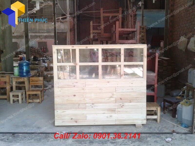 quay bar bang go pallet uy tin      