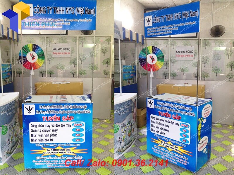 booth quang cao gia re
