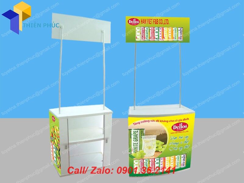 cung cap booth ban hang mini
