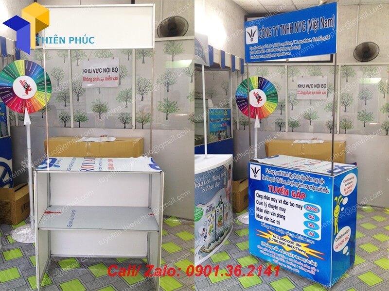 cung cap booth quang cao gia re