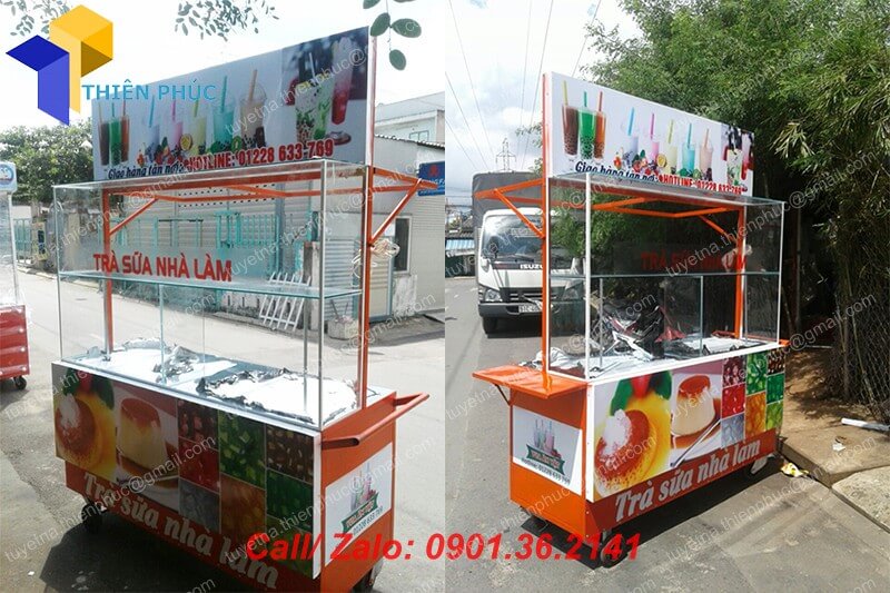 cung cap xe ban tra sua nha lam