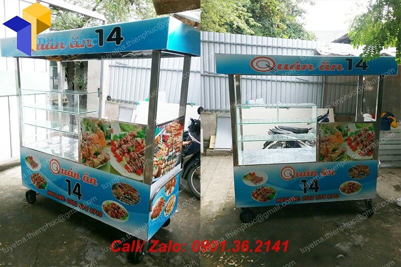 lam xe inox ban thuc an nhanh gia re