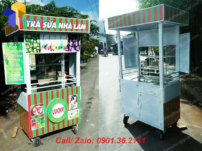 san xuat xe ban tra sua nha lam