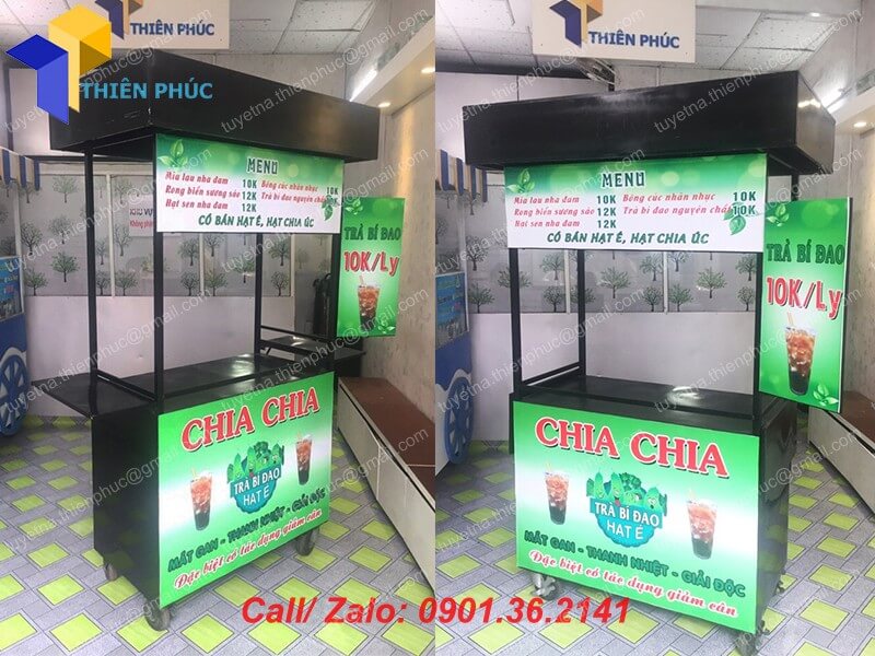 san xuat xe ban tra bi dao chia chia
