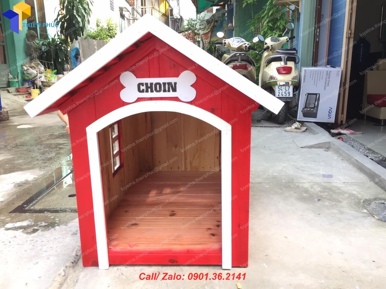 chuong go nuoi thu cung gia re