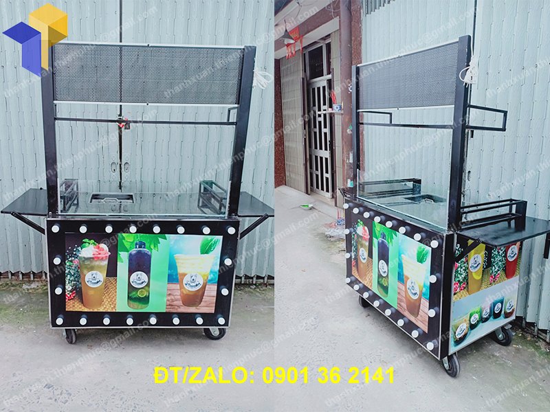 xe ban tra sua phong cach