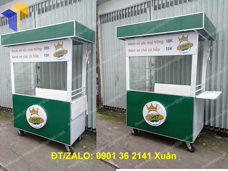 xe ban banh mi kep thit