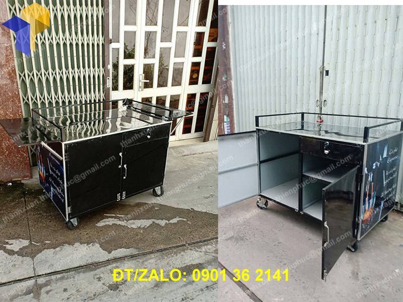 xe ban ca phe le duong