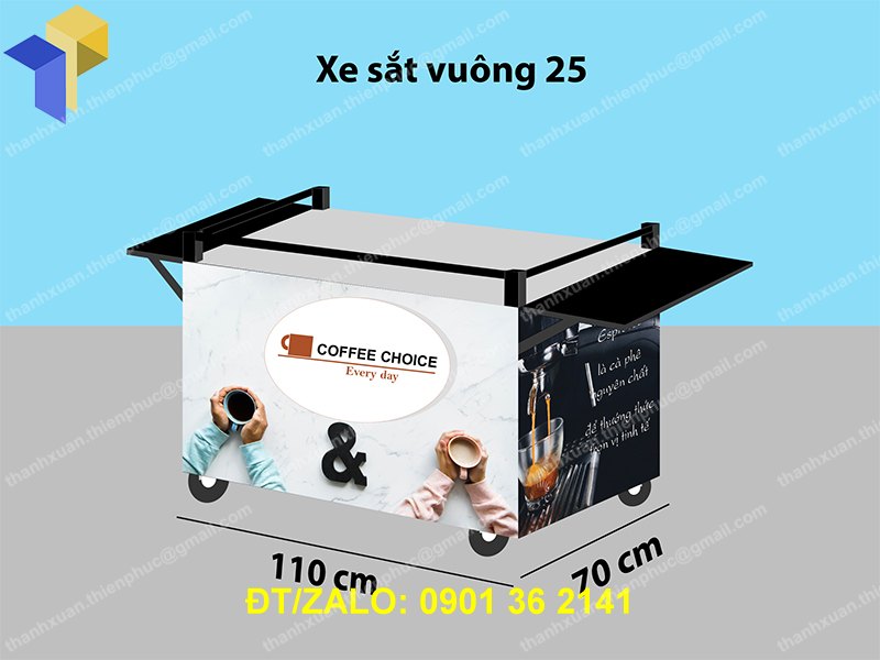 xe ban ca phe mang đi 