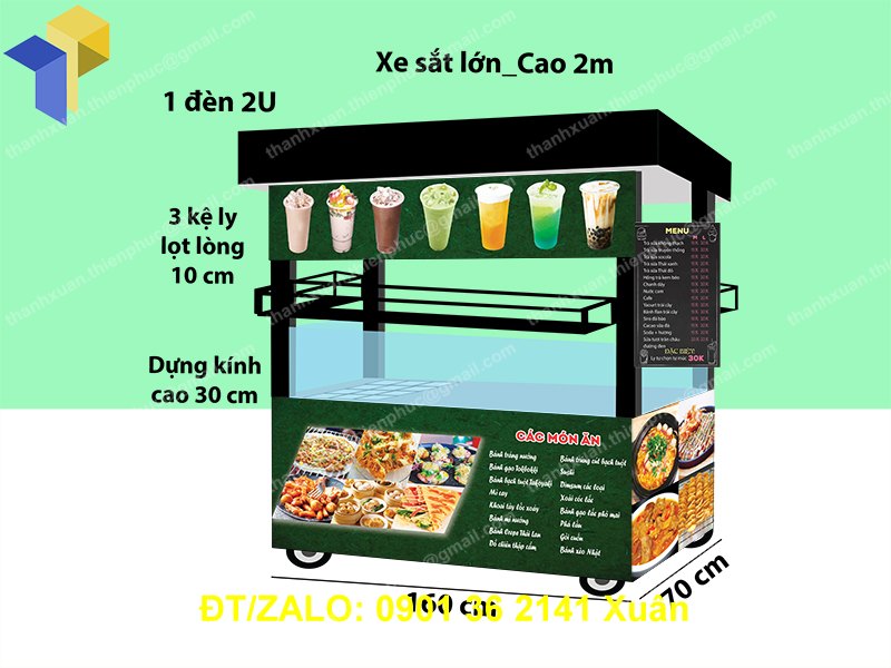 xe ban tra sưa gia re hcm