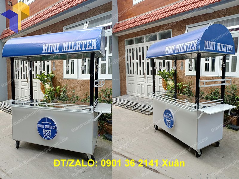 xe ban tra sua thiet ke moi la
