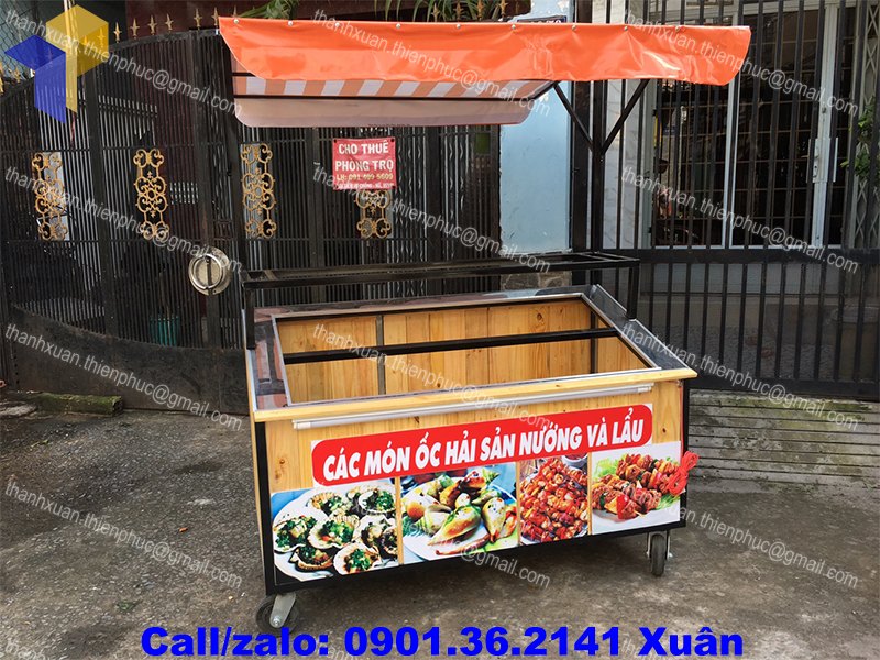 dong xe go ban thuc an nhanh