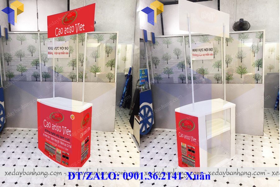 booth nhua hoi cho