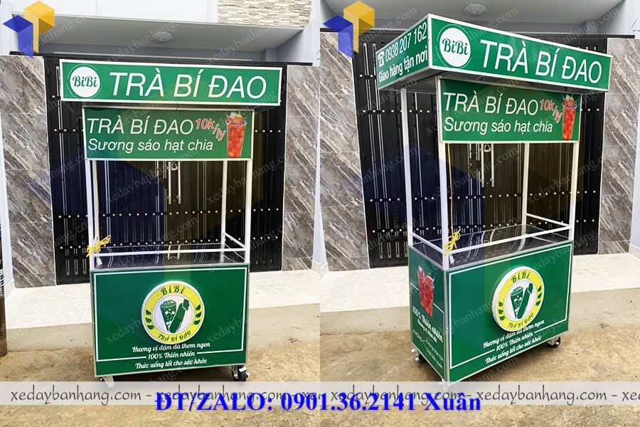 dong xe ban tra bi dap dep