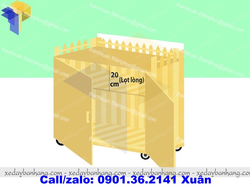 mua xe go ban coffee gia re o dau
