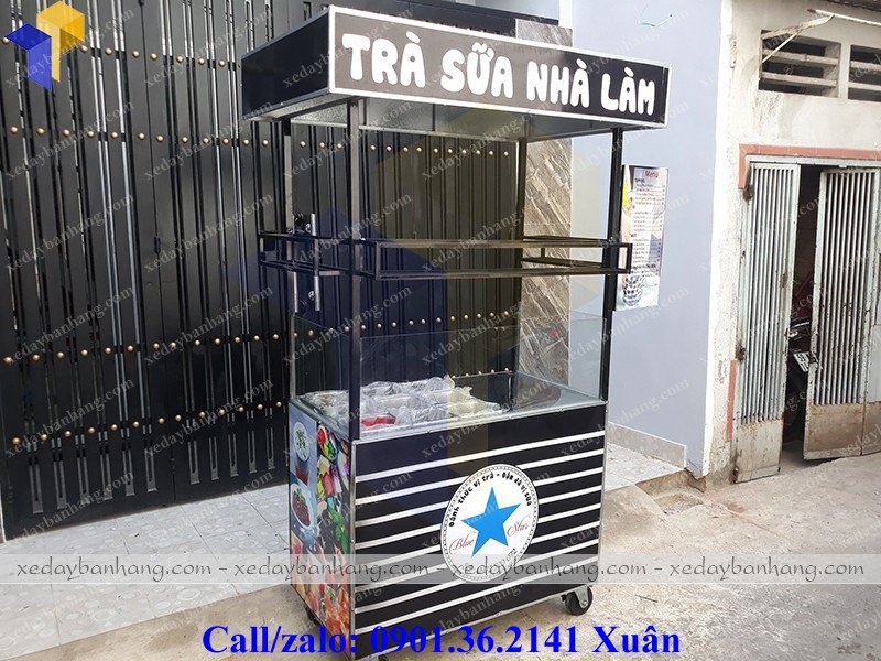 xe ban tra sua nha lam gia re