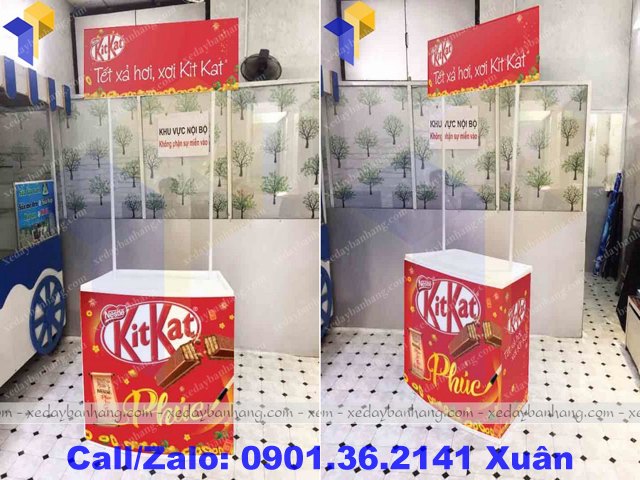 booth sampling lap rap ban hang tien dung