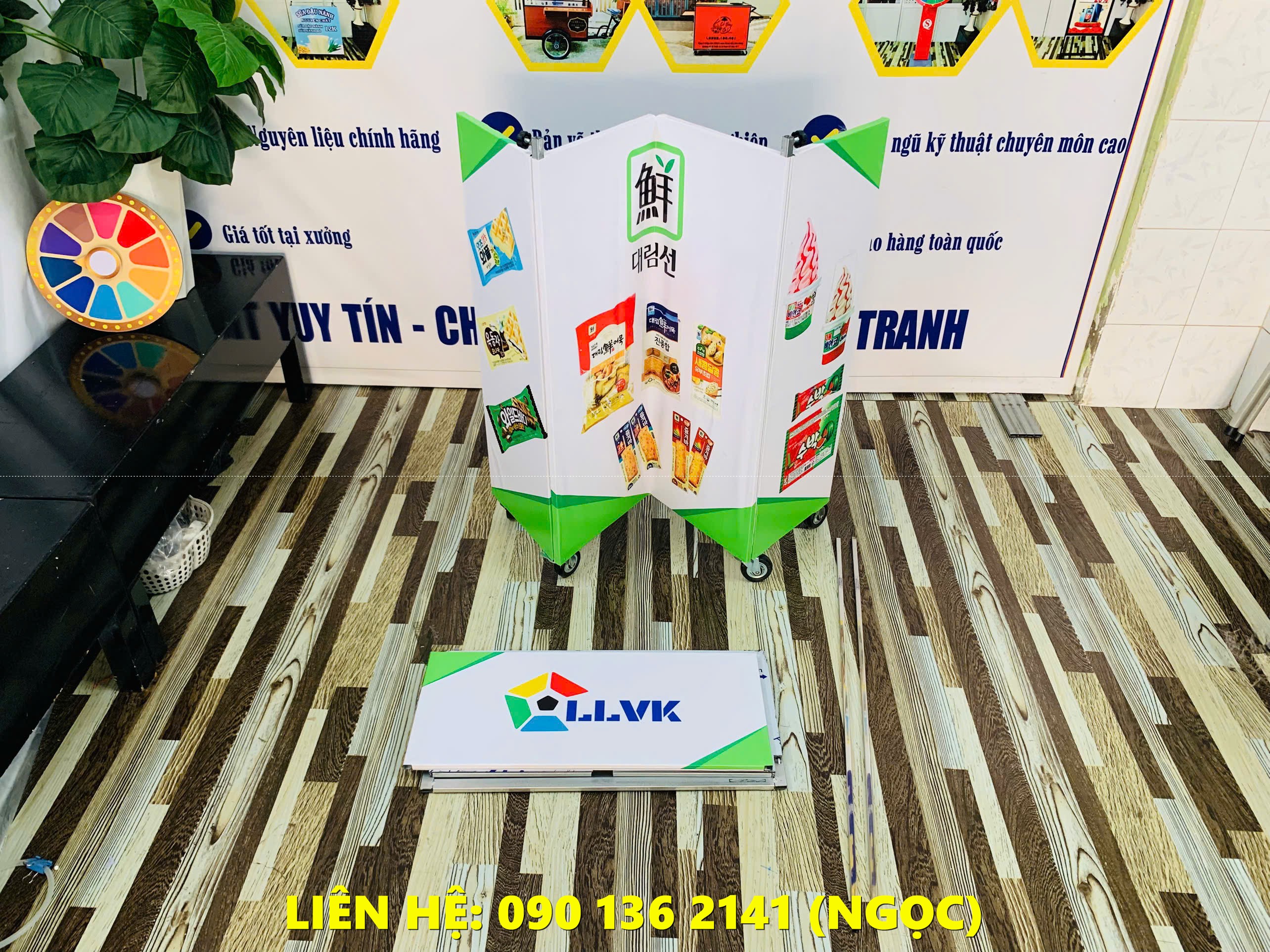 booth bán hàng xếp gọn