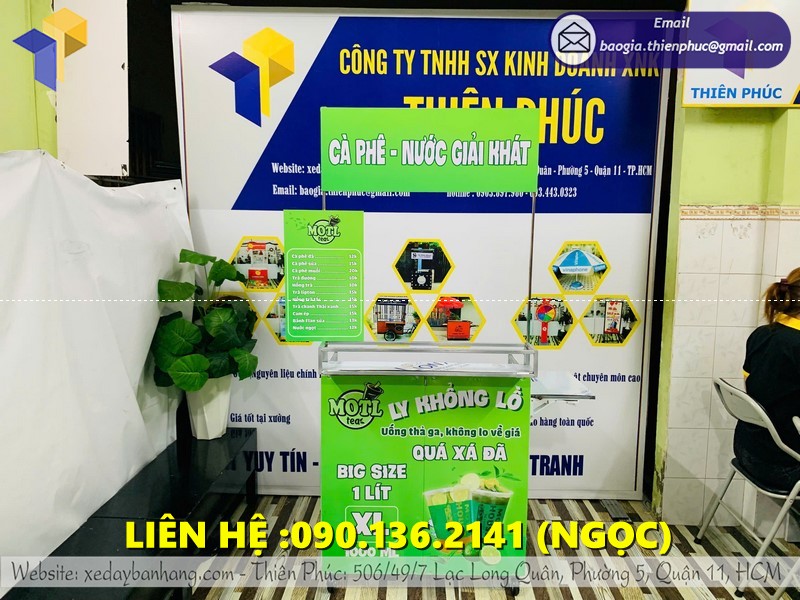 quầy bán trà chanh