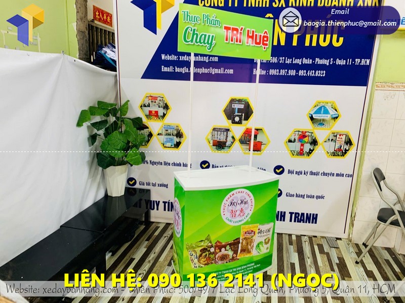 quầy nhựa siêu thị