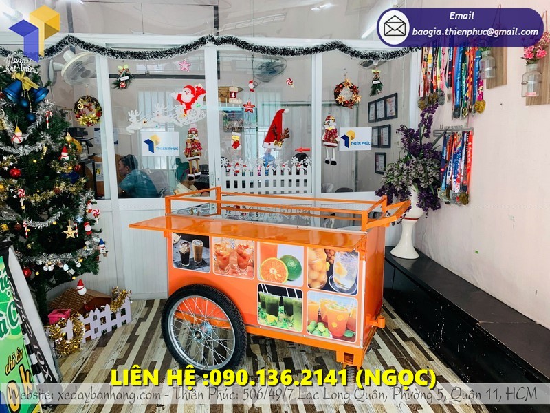 xe đạp đẩy bán cafe giá rẻ